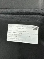 Audi A6 S6 C7 4G Tappeto di rivestimento del fondo del bagagliaio/baule 4G9861529B