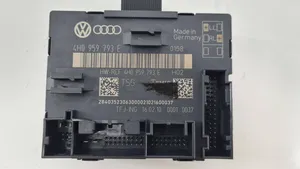 Audi A8 S8 D4 4H Oven ohjainlaite/moduuli 4H0959793E