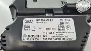 Audi A8 S8 D4 4H Speedometer (instrument cluster) 4H0920830FX