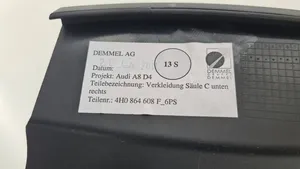 Audi A8 S8 D4 4H Garniture de marche-pieds arrière 4H0864608F