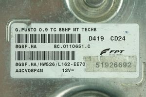 Fiat Punto (188) Unité de commande, module ECU de moteur 51926692