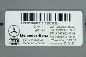 Mercedes-Benz E W213 Korin keskiosan ohjainlaite A2139008626
