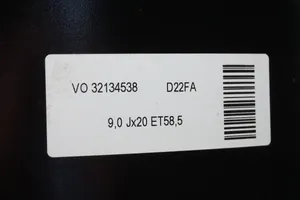 Volvo XC40 R 20 alumīnija - vieglmetāla disks (-i) 32134538