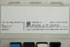 BMW 3 F30 F35 F31 Kit calculateur ECU et verrouillage 9366409