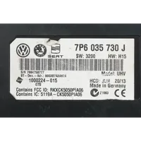 Volkswagen PASSAT B7 Bluetoothin ohjainlaite/moduuli 7P6035730J
