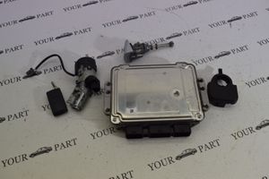 Citroen C4 I Kit centralina motore ECU e serratura 9662670780