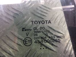 Toyota Highlander XU70 Takakulmaikkunan ikkunalasi 43R000265