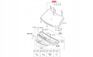 KIA Sportage Szyba przednia / czołowa 