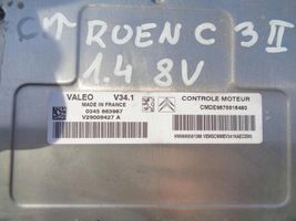 Citroen C3 Komputer / Sterownik ECU silnika 