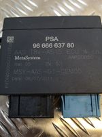 Peugeot 5008 Pysäköintitutkan (PCD) ohjainlaite/moduuli 9666663780