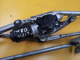 Honda Civic Mechanizm i silniczek wycieraczek szyby przedniej / czołowej 73162056