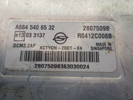 SsangYong Actyon Sterownik / Moduł ECU A6645406532