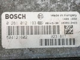 Iveco Daily 35 - 40.10 Sterownik / Moduł ECU 0281012193