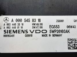 Mercedes-Benz Sprinter W906 Module de contrôle de boîte de vitesses ECU A0005458316