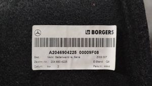 Mercedes-Benz C W204 Trunk/boot side trim panel A2046904225