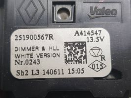 Renault Trafic III (X82) Interruptor de control de altura del faro delantero 251900567R