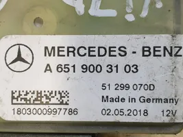 Mercedes-Benz Vito Viano W447 Relais de bougie de préchauffage A6519003103