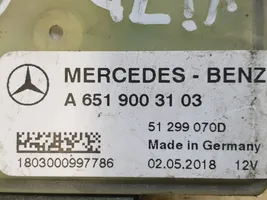 Mercedes-Benz Vito Viano W447 Przekaźnik / Modul układu ogrzewania wstępnego A6519003103