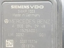 Mercedes-Benz B W245 Przepływomierz masowy powietrza MAF A0000942948