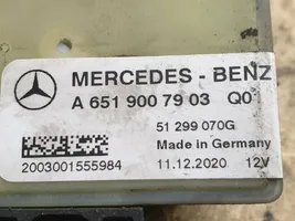 Mercedes-Benz Sprinter W906 Žvakių pakaitinimo rėlė A6519007903