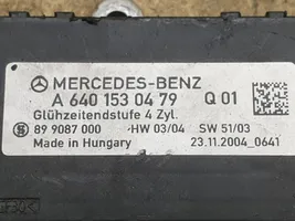 Mercedes-Benz B W245 Hehkutulpan esikuumennuksen rele A6401530479