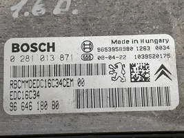 Citroen Berlingo Motorsteuergerät/-modul 0281013871