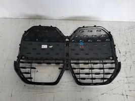 BMW 4 G22 G23 G24 G26 Grille calandre supérieure de pare-chocs avant 9850175