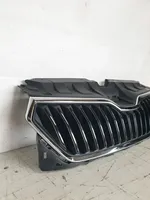 Skoda Fabia Mk3 (NJ) Maskownica / Grill / Atrapa górna chłodnicy 6V0853653C