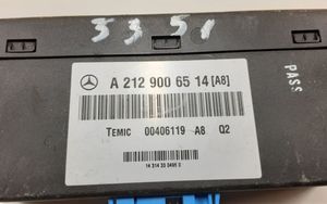 Mercedes-Benz E W212 Module de commande suspension A2129006514