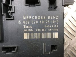 Mercedes-Benz Vito Viano W639 Unité de commande module de porte 6398201026