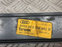 Audi A4 S4 B6 8E 8H Aizmugurē elektriskais loga pacelšanas mehānisms bez motoriņa 8E0839462B