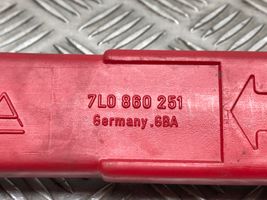 Audi A3 S3 8P Cartel de señalización de peligro 7L0860251