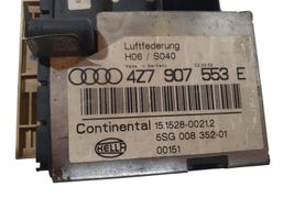 Audi A6 Allroad C5 Sterownik / Moduł zawieszenia pneumatycznego 4Z7907553E