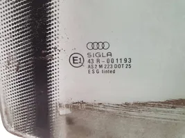 Audi 80 90 S2 B4 Vetro del finestrino della portiera posteriore 43R001193