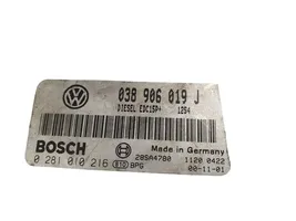 Volkswagen Sharan Variklio valdymo blokas 038906019J