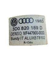 Volkswagen Phaeton Gaisa kondicioniera sausinātājs 3D0820189D