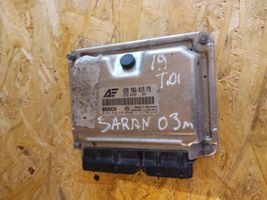 Volkswagen Sharan Sterownik / Moduł ECU 038906019FB