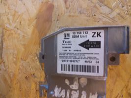 Opel Meriva A Airbag control unit/module 13158713