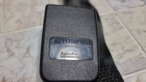 Peugeot 607 Middle seatbelt buckle (rear) 5011106F