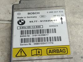BMW 1 E81 E87 Centralina/modulo airbag 911025801