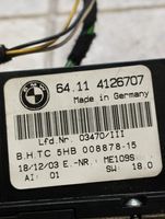 BMW 3 E46 Gaisa kondicioniera / klimata kontroles / salona apsildes vadības bloks (salonā) 64114126707