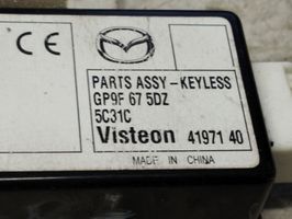 Mazda 6 Avaimettoman käytön ohjainlaite/moduuli GP9F675DZ