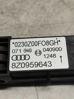 Audi A2 Sensor impacto/accidente para activar Airbag 8Z0959643