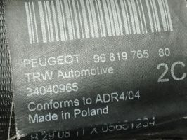 Peugeot 5008 Third row seat belt 9681976580