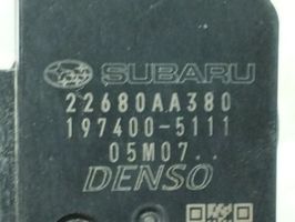 Subaru Outback Débitmètre d'air massique 22680AA380