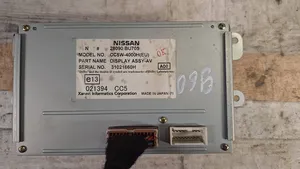 Nissan Almera Tino Monitori/näyttö/pieni näyttö 28090BU705