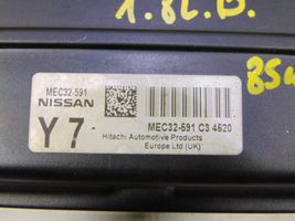 Nissan Primera Komputer / Sterownik ECU i komplet kluczy 23710AU379