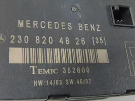 Mercedes-Benz SL R230 Durų elektronikos valdymo blokas A2308204826