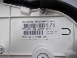Peugeot 206+ Compteur de vitesse tableau de bord 9666636980