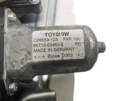 Toyota Auris E180 Priekinis varikliukas langų pakėlėjo 85710-02450-B